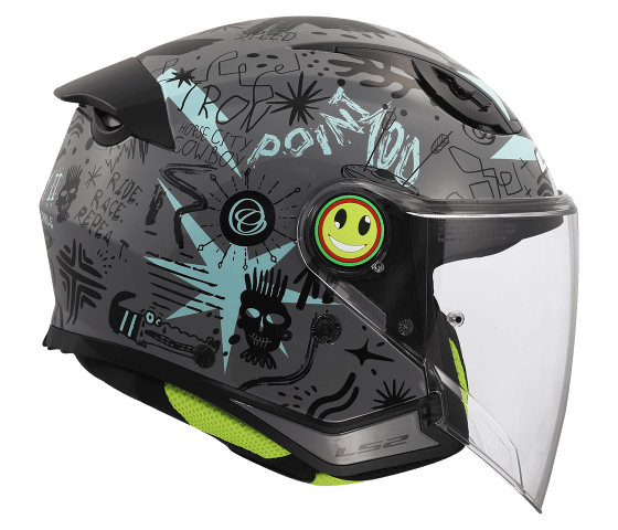 OF622 FUNNY II SCRIBBLE Grey Blue